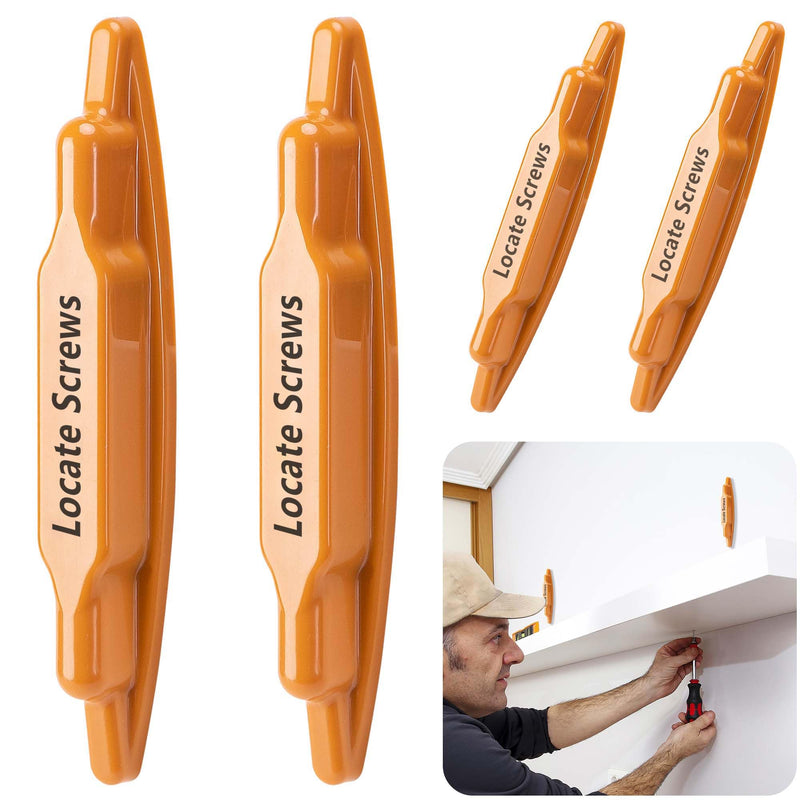 moonoom 4 Pcs Stud Finder Magnet, Powerful Magnetic Stud Detector, Compact Wall Metal Finder Tool for Drywall Construction Marking and Mounting 4Pc