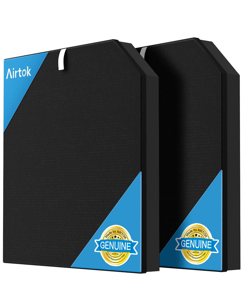 Airtok Air Purifier AP3001 Washable Replacement Filters, High-Efficiency Activated Carbon, 2 Pack