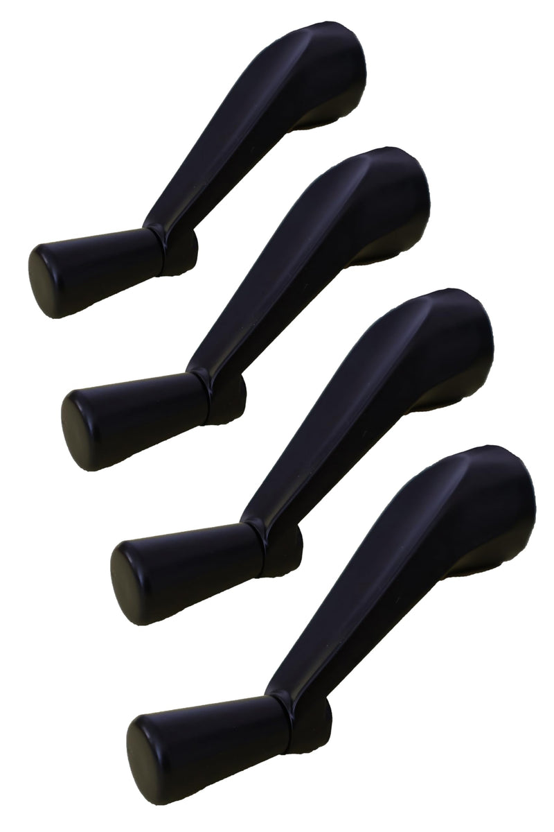 Window Crank Handle Replacement,(Black Color) Fit to [3/8" Spline Socket Crank Handle]. Spline Socket, Smooth 360-Degree Operation.Casement,Compatible Andersen Casement Operators (Pack of 4) Pack of 4