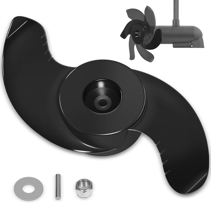 Bonbo MKP-32 Weedless Wedge 2 Propeller Fits for Minn Kota 3-5/8" Diameter Motors, 1865017 Trolling Motor Prop Fits for Terrain, Edge, Endura, Maxxum, PowerDrive, Riptide