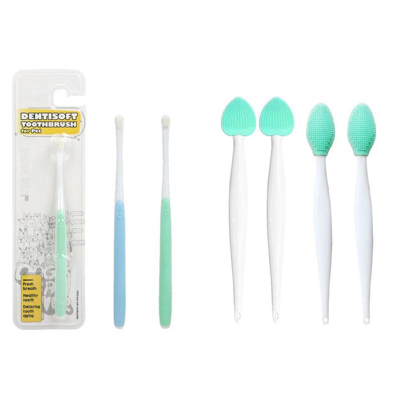 JGocot Cat Toothbrush and Cat Acne Brushes