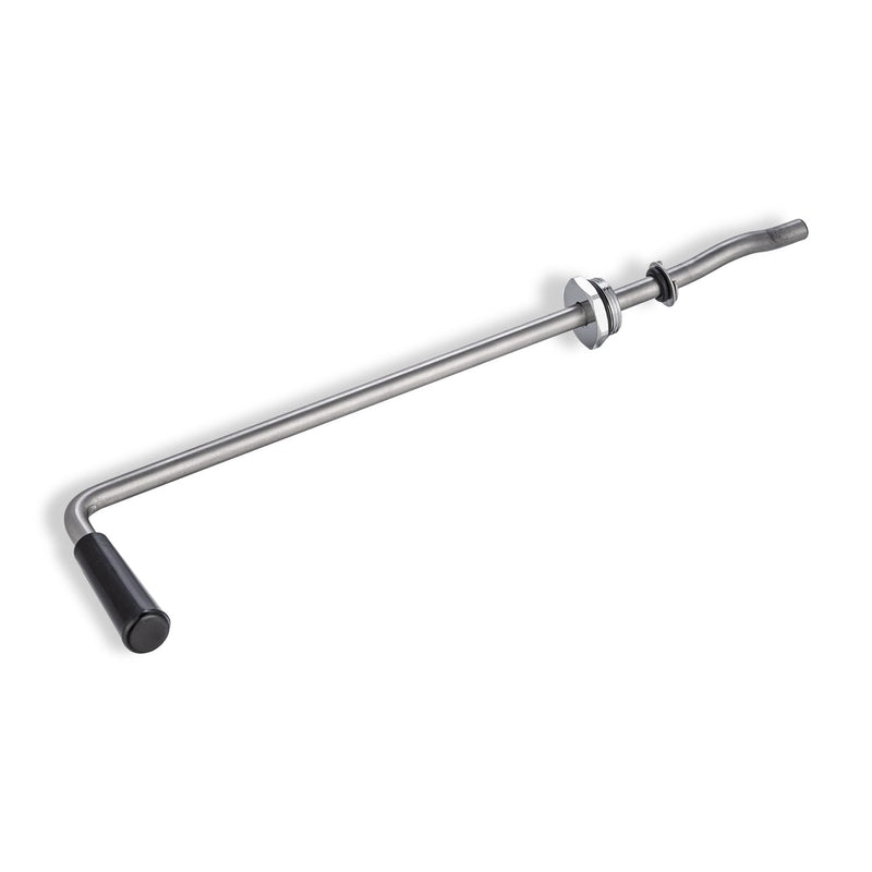 Twist Drain Handle for Commercial Sink, Twist Waste Valve Handle Assembly, Stainless Steel Twist Handle for 3 & 3.5 Inch Drains, Controls Drain Stopper, Replaces Old Handles Silver