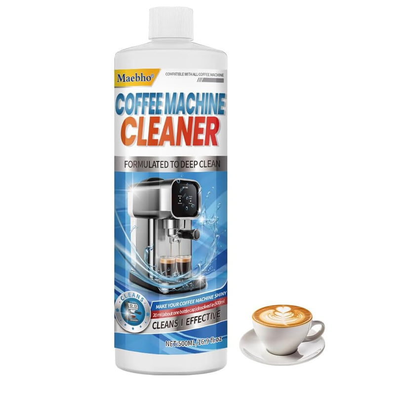 Espresso Coffee Machine Descaling Solution 16.9 oz – Universal Descaler Cleaner Compatible with Keurig,Nespresso,Breville,Delonghi, Ninja - Coffee Maker Cleaning Solution