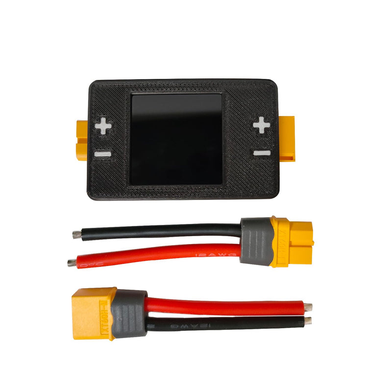 8-150V 25A Power Meter, with XT60 Interface LCD Display | LIPO Battery Tester, RC Voltage Capacity Power Analyzer, Battery Voltage Capacity Tester