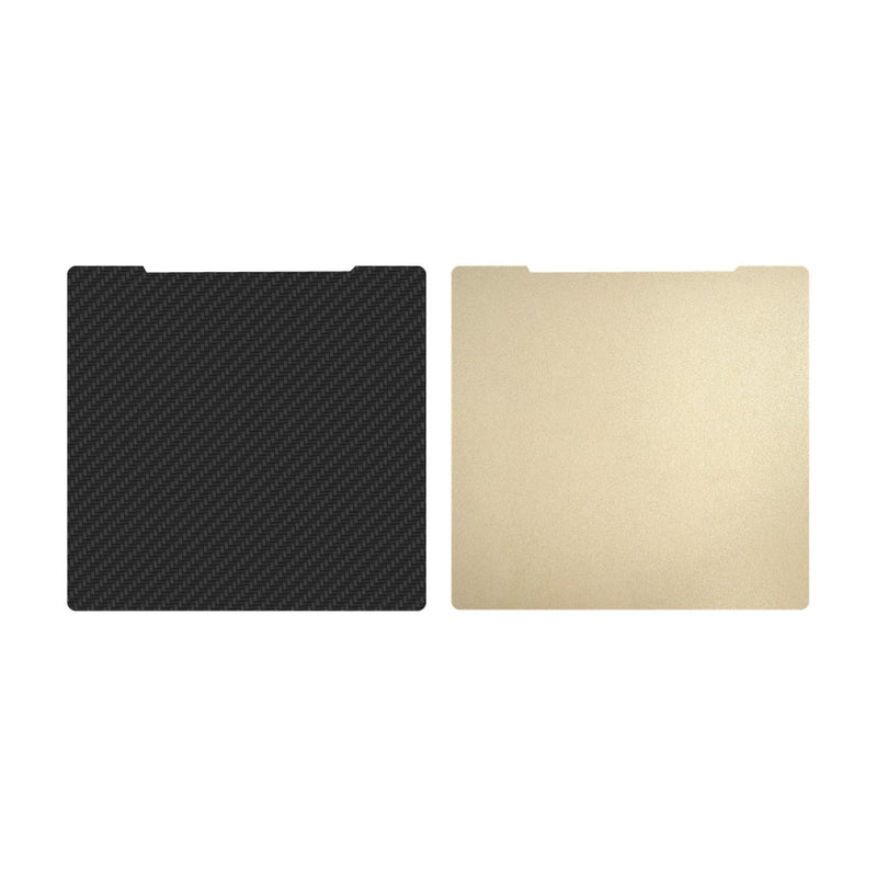 241x254mm Textured PEI + Smooth PET Prusa Build Plate for Prusa MK2 MK3 MK3S MK4 MK4S 3D Printers Dual-Sided Build Sheet 2 Pack PET+PEI