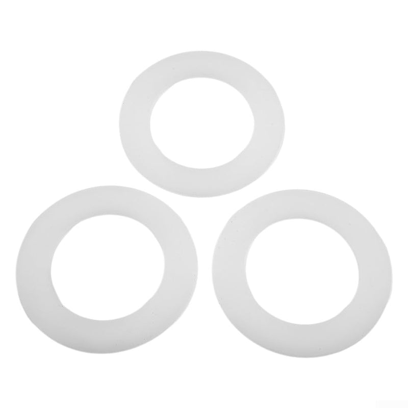 Dual Flush Seal Replacement Kit for Glacier Bay 83SGB Toilet Tank Gasket White Rubber Sealing Ring