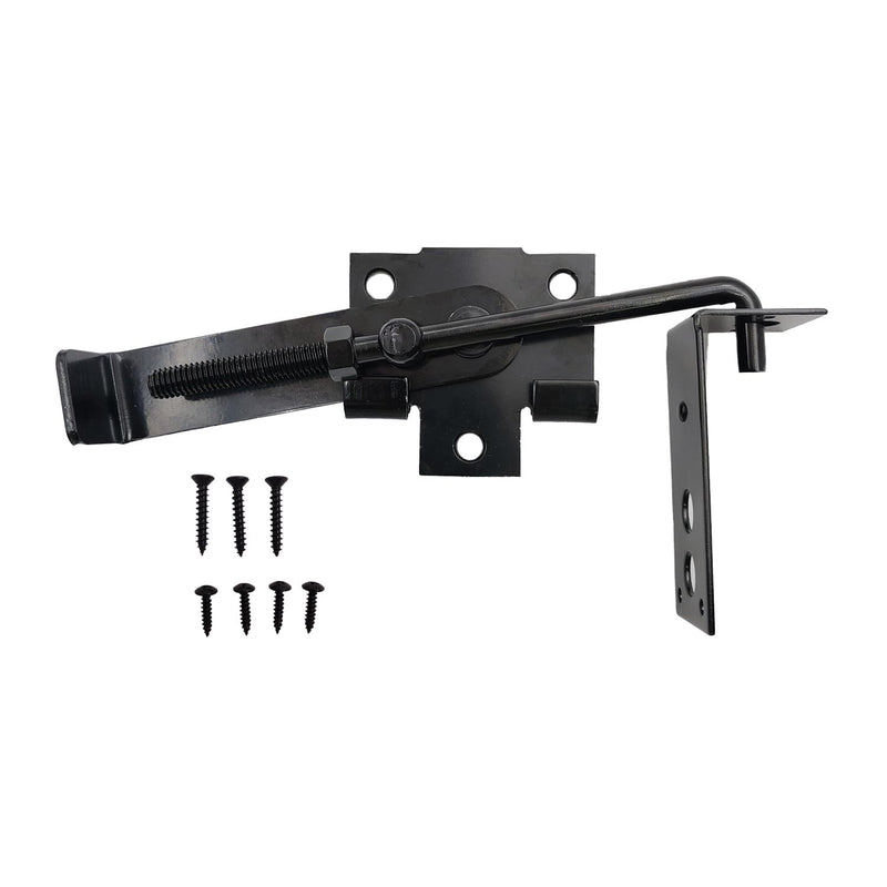 Jamb Latch Fits Barn Door Frames, 1 Pcs Zinc Barn Door Jamb Latch with Hook, Cam Latch Sliding Door, Barn Door Lock Flip Latch Hardware
