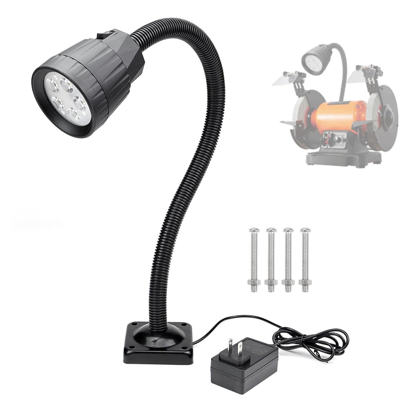 SCOTTCHEN Bench Grinder Lamp 5W LED Light,Work light for bench grinders,bench Grinder lighting fixture-1 Pack