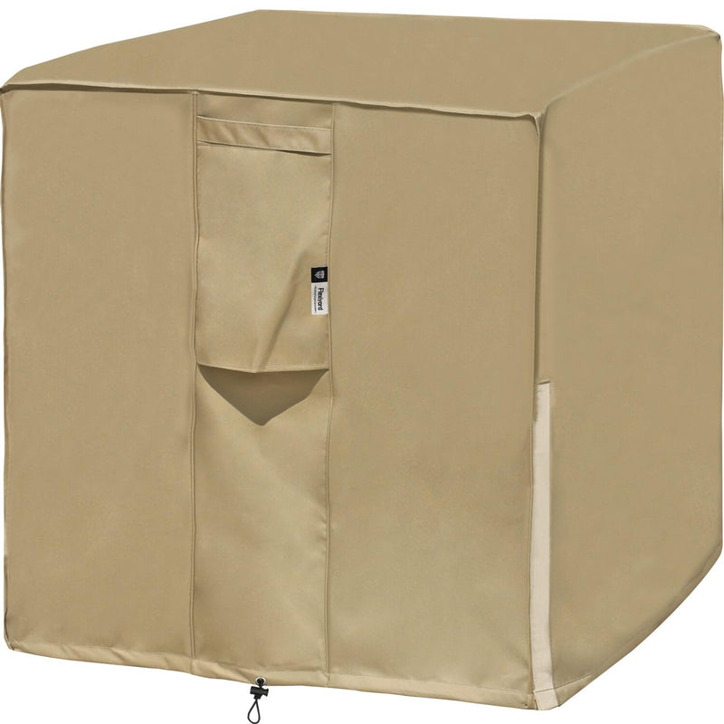 Air Conditioner Covers for Outside Units - 32 x 32 Inch Outdoor Central AC Cover with Waterproof 600D Durable Canvas, Square Universal Patio Furniture Cover (32"L x 32"W x 30"H) 32"L x 32"W x 30"H