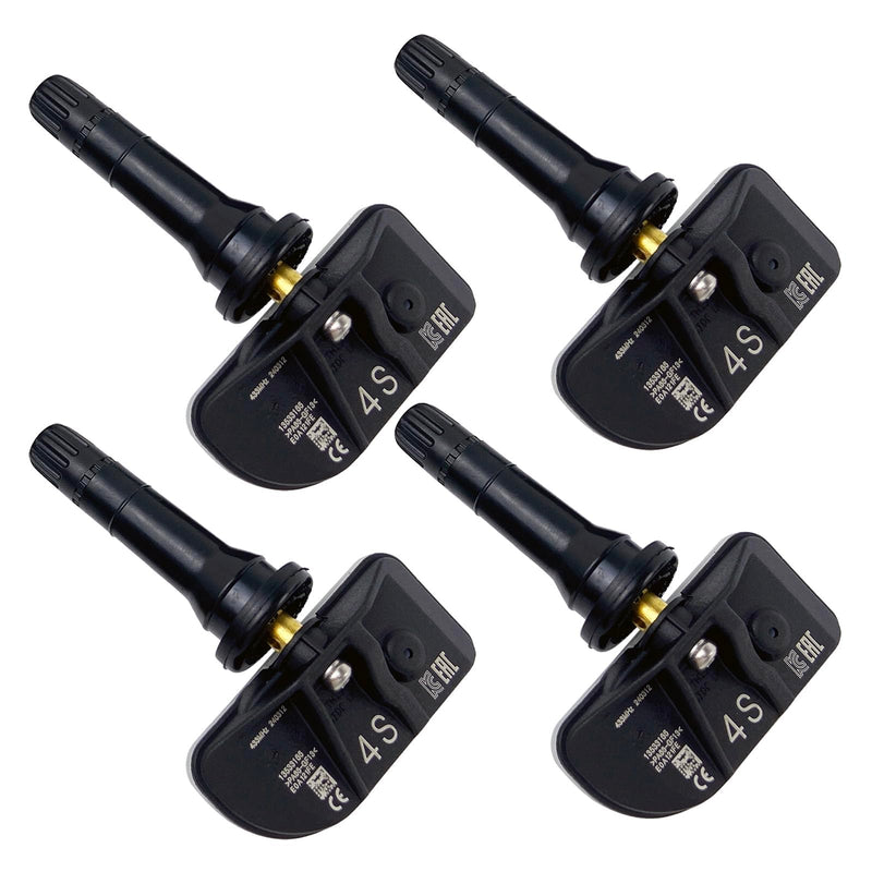 Pre-Programmed Tire Pressure Monitoring System Sensor Compatible with Select Cadillac Chevy GMC Models Escalade Colorado Silverado Suburban Tahoe Canyon Sierra Hummer Yukon 433MHz 4 PCS