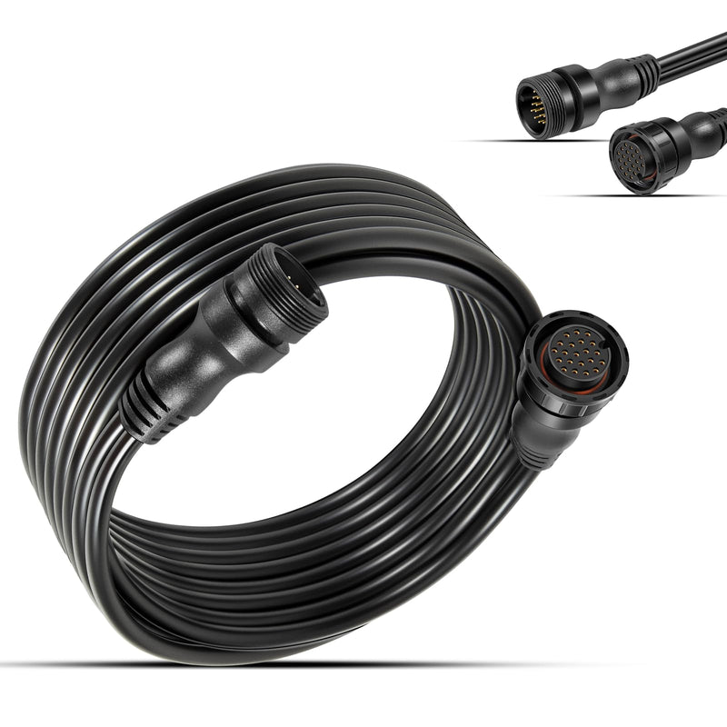 010-12855-00 10-Feet 21-pin Panoptix LiveScope Transducer Extension Cable for Garmin GLS 10 Sonar Module, Panoptix LiveScope™ System, LVS32/ LVS32-TH/LVS34 Transducer, LiveScope XR/XR LVS62