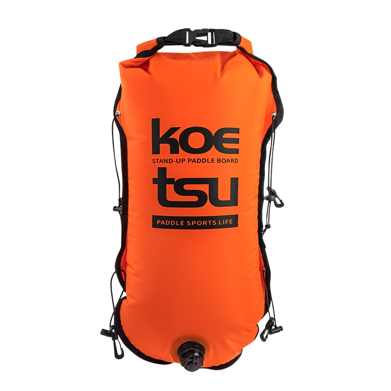 koetsu Swim Buoy & Waterproof Dry Bag 30L for Open Water – High Visibility Safety Bubble with Dual Air Chambers, Shockproof Protection Rest Handle for Swimmers, Triathletes, Kayaking