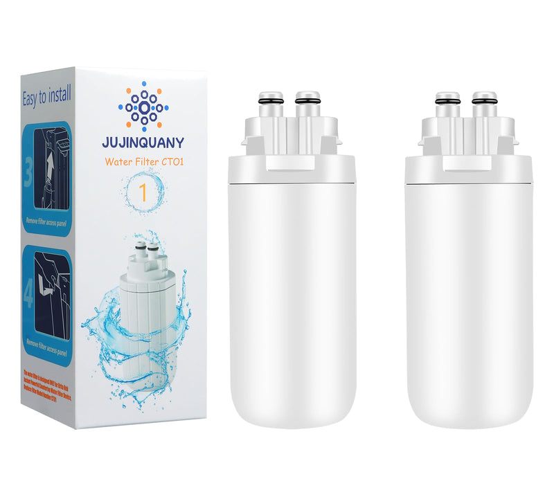 CTO1 Water Filter Replacement, Compatible with Brita Hub Instant Powerful Countertop Water Filter Device, Lasts Six Months or 120 Gallons, Replace Filter Model Number CTO1 (2-Pack)