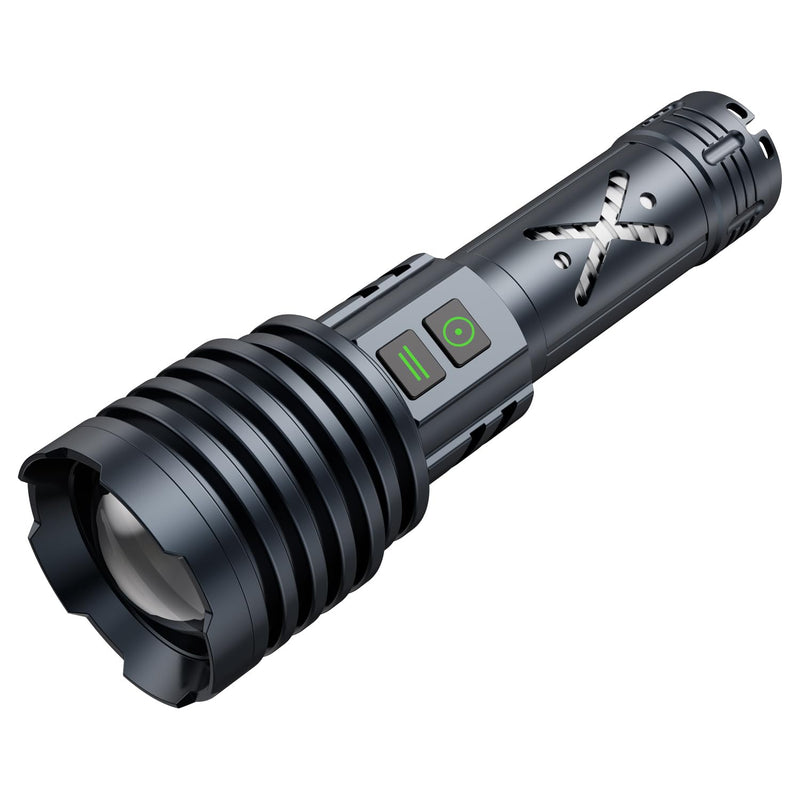 Rechargeable LED Flashlights 2690,000 High Lumens, Super Bright High Powered Flashlight Long Range 2 Buttons, Zoomable 12Modes| IP67 Waterproof, Powerful Strong Handheld Flashlights for Home Camping