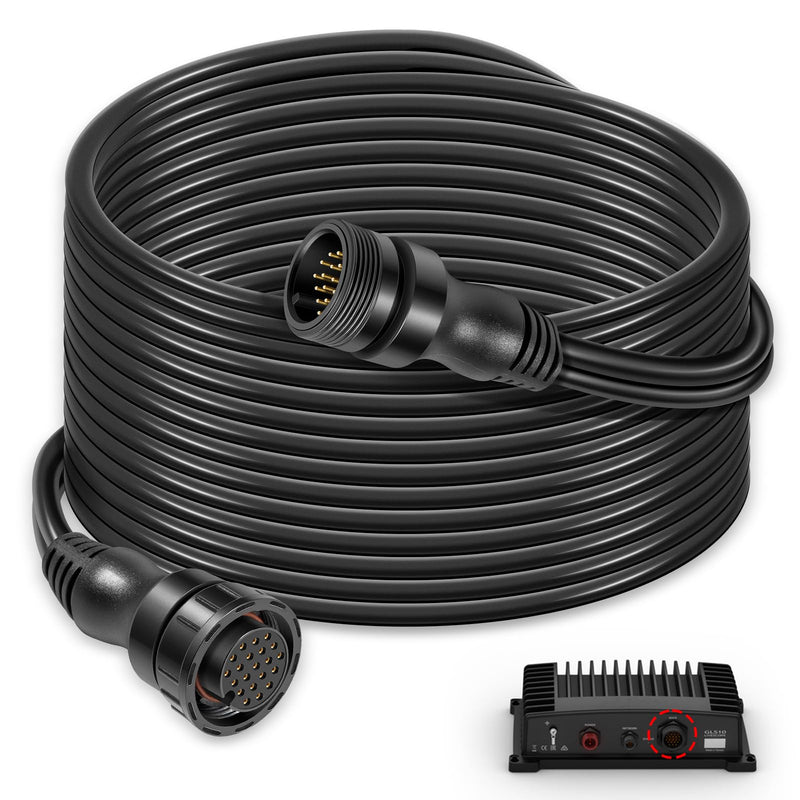 010-12855-00 Transducer Extension Cable Fits for GLS 10 Sonar Module, for Garmin Panoptix LiveScope System, LVS32 / LVS32-TH Transducer (21-Pin, 10 FT)