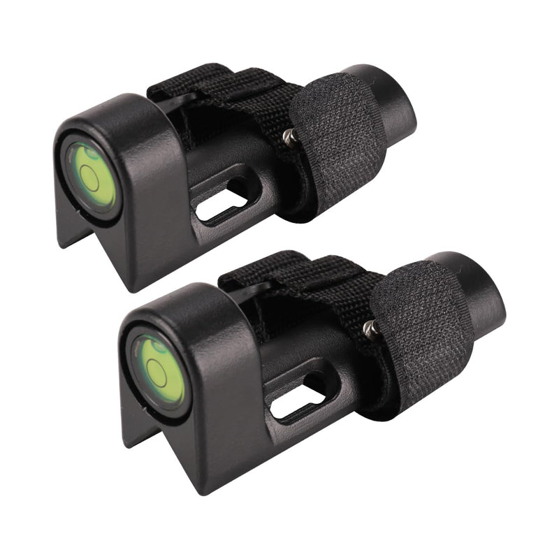 2pc Adjustable Grade Rod Level, Bubble Level for Aluminum Builders Grade Rod 2 PC