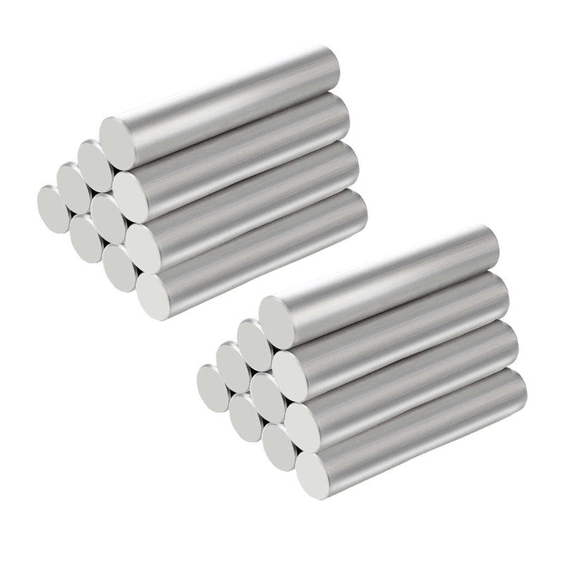 20-Pack 99% Pure Magnesium Fire Starter Rods (3.5x0.63 Inch) Compatible with Camping Survival & Outdoor Emergencies