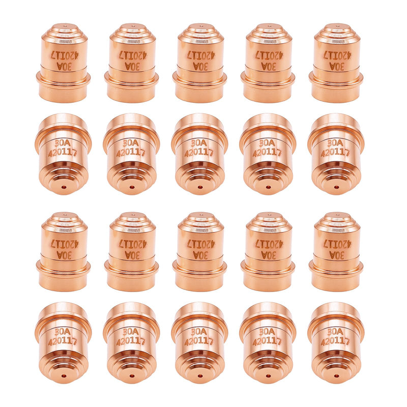 20Pcs 420117 Nozzle Tip for Hypertherm PMX 30XP FineCut Plasma Cutter Consumables