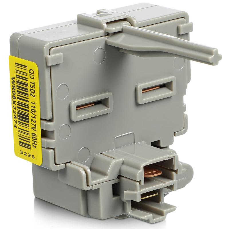 Capoda WR08X22874 Refrigerator Relay and Overload Kit Compatible with Refrigerator CFE CWE CYE DFE GFD AP5970731 PS11701228 Compressor Start Replacements