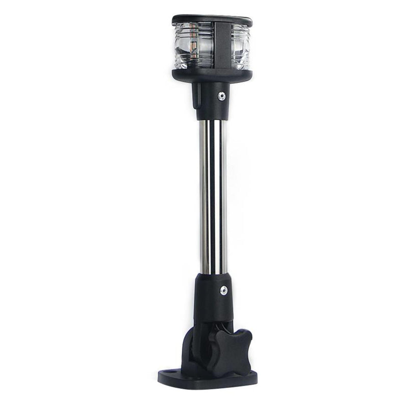 SEAFLO 01 Series All-Around LED Masthead Navigation Light- 2 NM Visibility, 10” Height, 12V, 2 W, Fixed Mount, For Boats Up to 65 FT (20 M), Stainless-Steel, CE & RoHs Certified (10") 10"