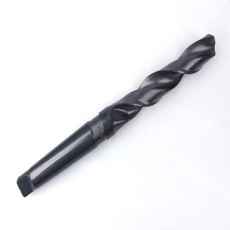 Morse Taper Shank, high-Speed Steel M2, Tapered Shank Twist Drill, Black Oxide-Treated Drill bit (3/4) 3/4 in
