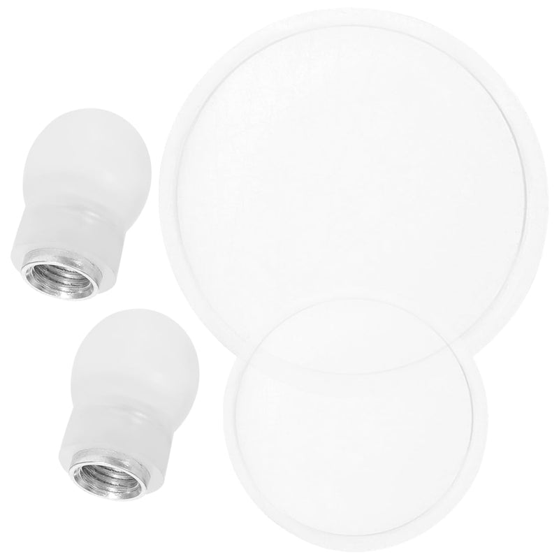 Baluue Replacement Stethoscope Diaphragm Kit with Screw Ear Tips Adult and Pediatric Compatible Soft Silicone for Comfortable Seal and Medical Use