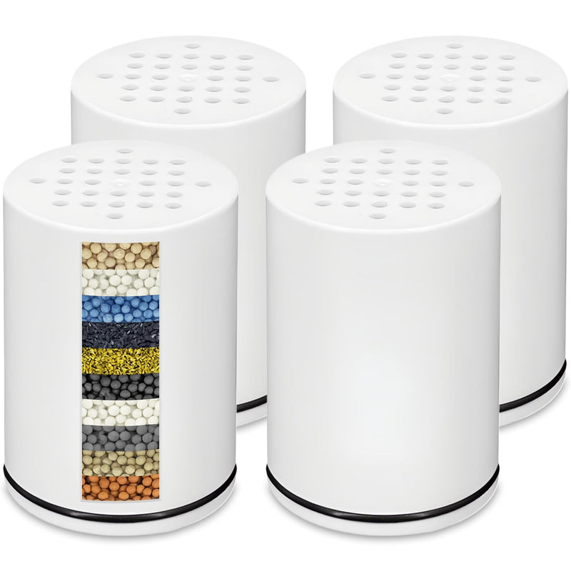 Shower Filter compatible with Kitsch Shower Head filter,for Hard Water - Filters Chlorine -4 Pack