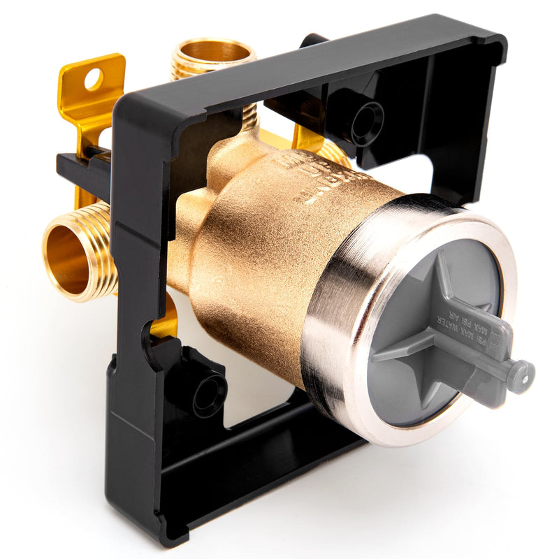 R10000 UNBXHF Universal Shower Valve Body Replace for Delta Faucet MultiChoice Bathtub and Shower Valve Body, for Tub Faucet Trim Kits, Fits Single or Dual Function Showers, Brass Body