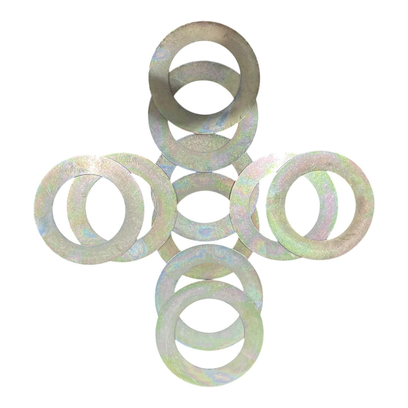 Bucket Pin Shims Spacer Washer Size 135mm x 90mm x 2 Mm Set of 10 Pcs Fits and Compatible with Various Earthmoving Machines and Excavator Machine