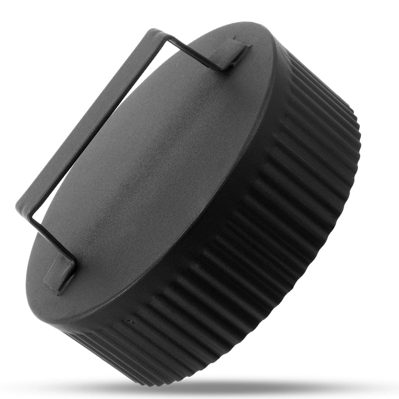 LEIFIDE 6 Inch Metal Flue Cover Cap, Indoor Chimney Pipe Cap, Round Fireplace Chimney Stove Pipe Plug(Corrugate) Corrugate