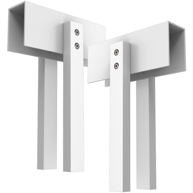 2pcs Bifold Door Lock for Metal Double Door Child Safety Childproof Pet Proof Out of Closets, Pantry,Cabinets Bifold Door Lock for Bifold Doors Installation-Free White 2 Pcs
