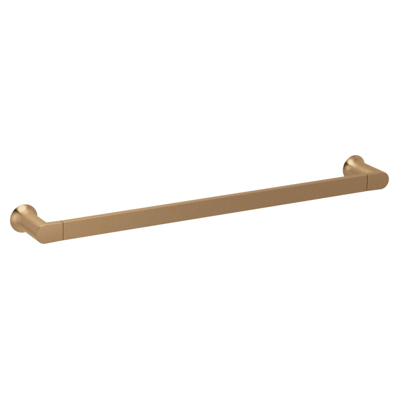 Moen BH3824BZG Genta LX 24-in Wall Mount Towel Bar, Bronzed Gold 24 Inch