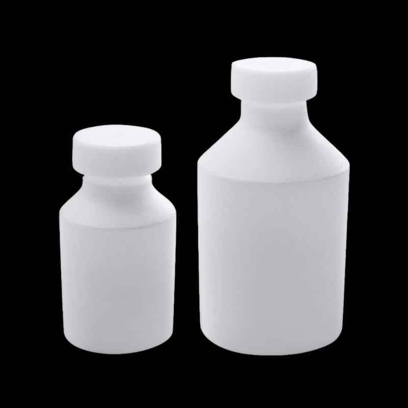 PTFE Reagent Storage Bottles, Lab Acid and Alkali Resistant, Large/Small Diameter Bottleneck, Acid And Alkali Resistant PTFE Bottles (Large Diameter Bottleneck, 200, Milliliters) Large Diameter Bottleneck 200 milliliters