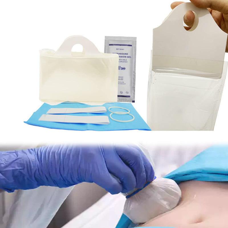 MEDISS Ultrasound Probe Cover, 5.5" x 48", Sterile Disposable Latex-Free, Individually Packaged (5 Covers)