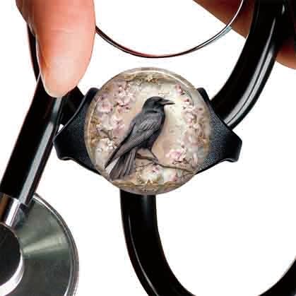 StethoscopeTag Personalized,Nurse Doctor StethoscopeID Tag Customized, Medical StethoscopeName Tag,Ideal for Anyone That uses a Stethoscope, Nursing Students,etc. (The Bird) The Bird