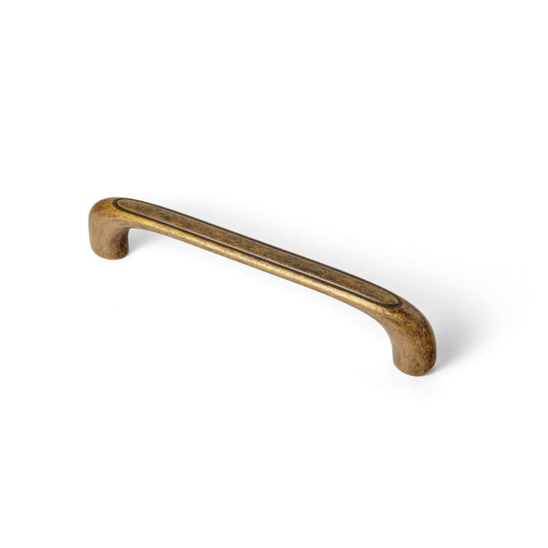12 Pack Antique Brass Cabinet Pulls 5" Hole Center Drawer Pull | 128mm Solid Zinc Alloy Cabinet Handles, Vintage Cupboard Hardware, For Dressers, Drawers, Kitchen, Vanity, Furniture, Closet 5 Inch Hole Center
