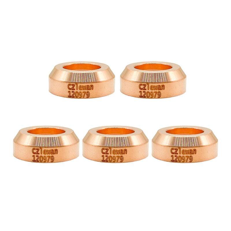 5Pcs 120979 Deflector Fit Hypertherm PMX 1000/1250/1650/RT80 Plasma Cutter Consumables