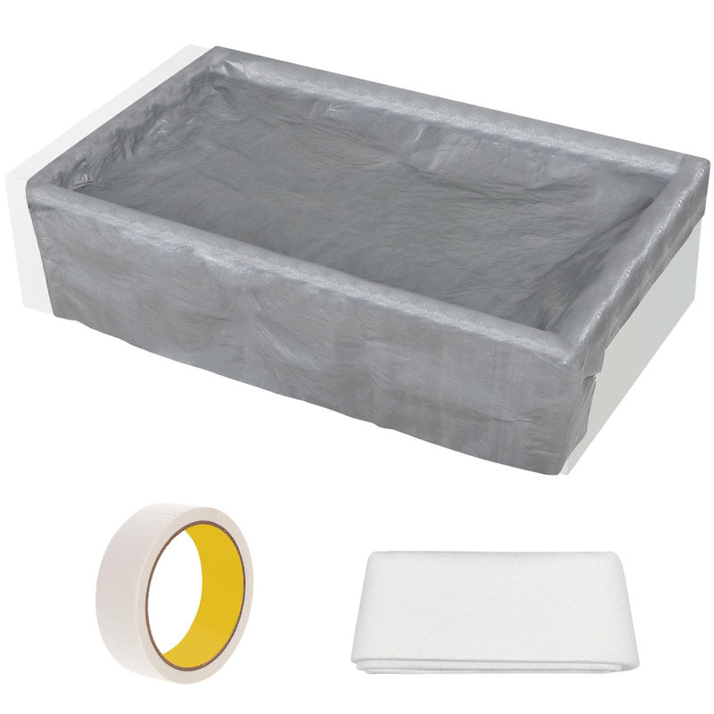 78x 72 Inch Bathtub Cover for Construction Sponge Pads and Non-residue Adhesive Tape Prevent Construction Waste from Causing Damage to the Bathtub