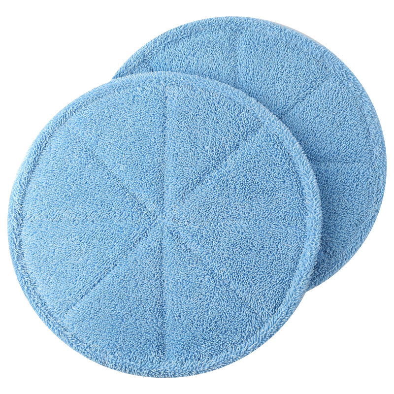 2 Pack 12" Microfiber Carpet Bonnet 437053, Mopping and Buffing Pad, Compatible with BGEM9000, ORB550MC Floor Machines, and Oreck Orbiter Pads 2