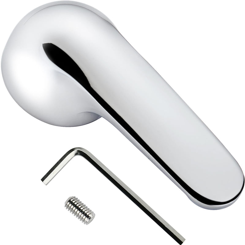 Tearel Shower Handle for Delta H79, Metal Replacement Handle, 4-Pack, Chrome, Direct Replacement for Delta 13 14 1300 1400 Series to Replace Old Crystal Knob, Sturdy and Solid Construction