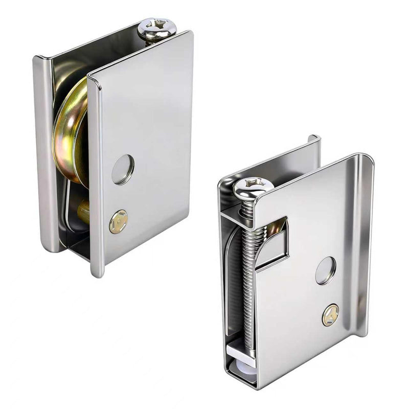 0C5Y00P0 Sliding Patio Door Rollers (2-Pack) | Compatible with P-Ella/Pella Doors | 1-1/2" Steel Ball Bearing, Adjustable Height Replacement