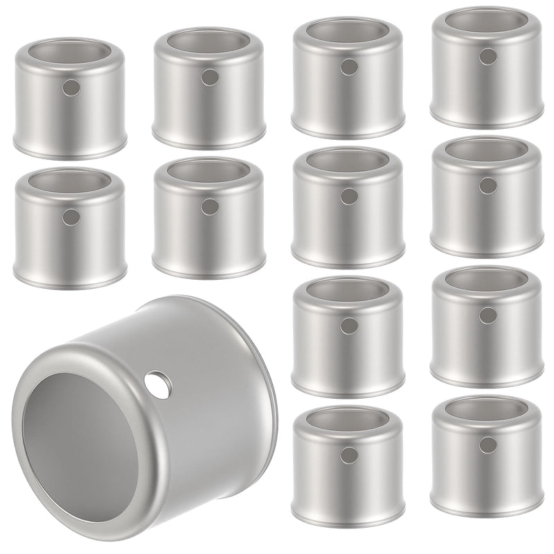 Kathfly 200 Pack 1/2" PEX Fittings Stainless Steel Press Sleeve Replacement 0.5 Inch
