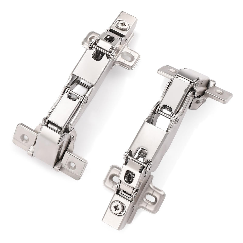 Probrico Soft Close Cabinet Hinges, 165° Concealed Hinges (4 Pairs/8 Packs) - Frameless Lazy Cabinet Hinge, Free-Open Design for Kitchen Corner Cabinets 8