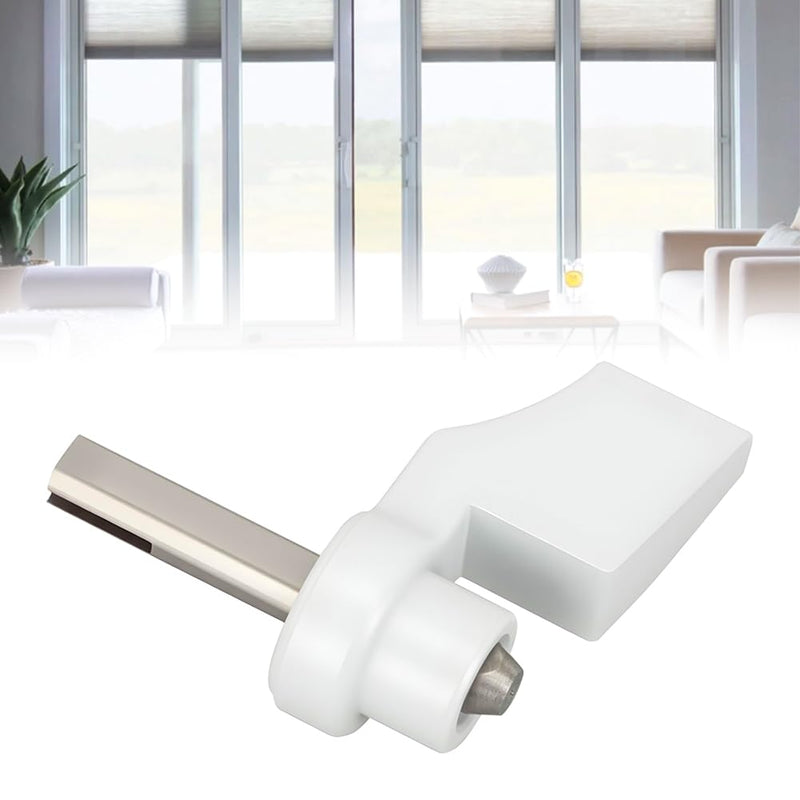 Sliding Door Thumb Turn Door for Pella Interior Handles Lock Knob Black (White) White