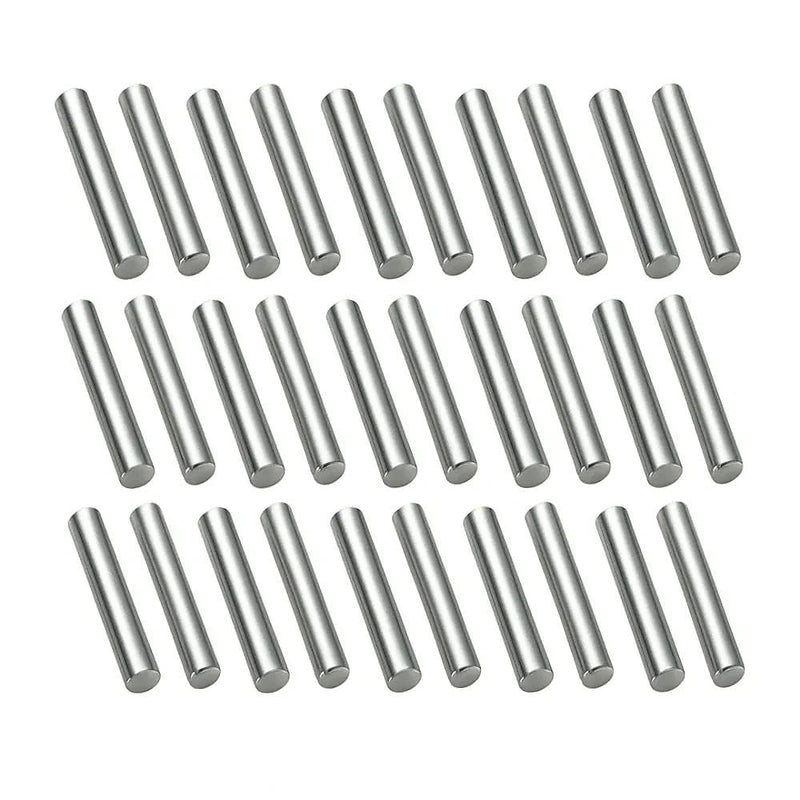 100PCS Stainless Steel Housing for PT100 DS18B20 Temperature Sensor,6x50mm Blind Pipe Sleeve, Closed-End Temperature Probe Casing,6 * 50mm Small Steel Tube JEBHANN 6x50mm-Flat Head