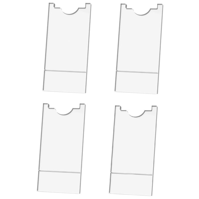 Clear Couch Wall Stopper, Couch Wall Spacer, Couch and Bed Stopper, Furniture Wall Spacer, Adjustable from 9" to 7", Protects Walls, Prevents Furniture from Sliding, Keeps Space for Outlets, (4 Pack)