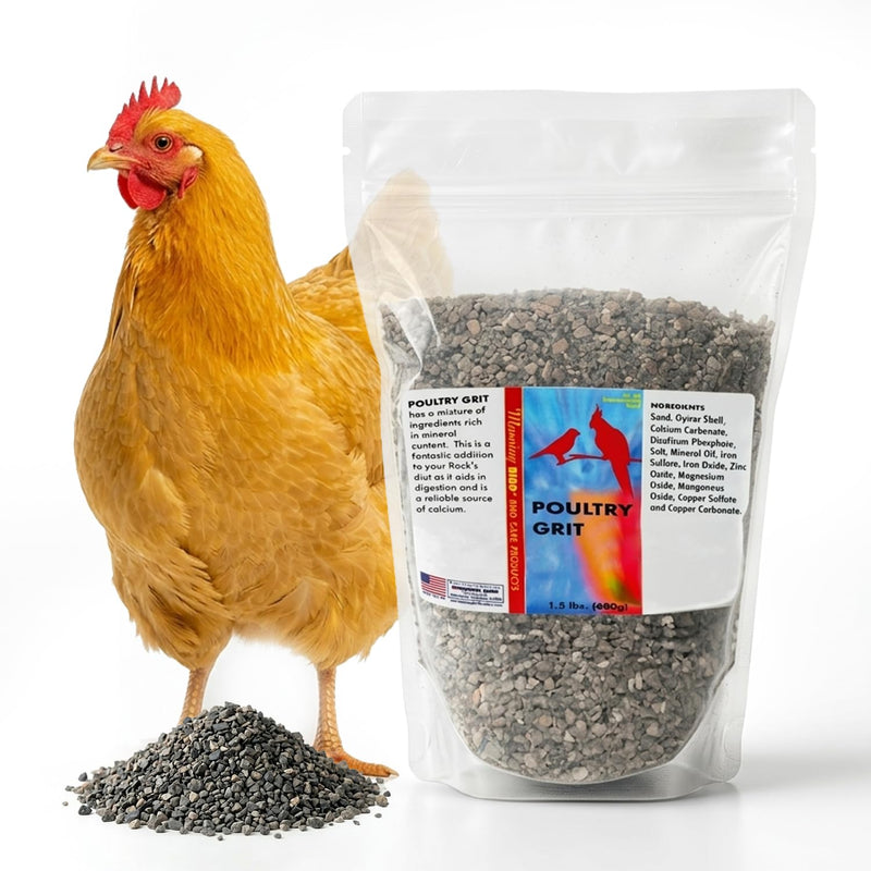 Morning Bird Poultry Grit for Chicken 1.5 lb, Mineral-Rich Chicken Grit Formula for Digestion & Calcium Support 1.5 Pound (Pack of 1)