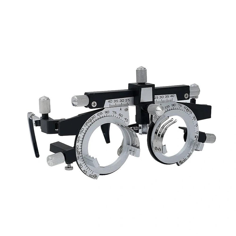 Optical Trial Lens Frame Adjustable Optometry Trial Frame with 360° Rotation & Wide Fit