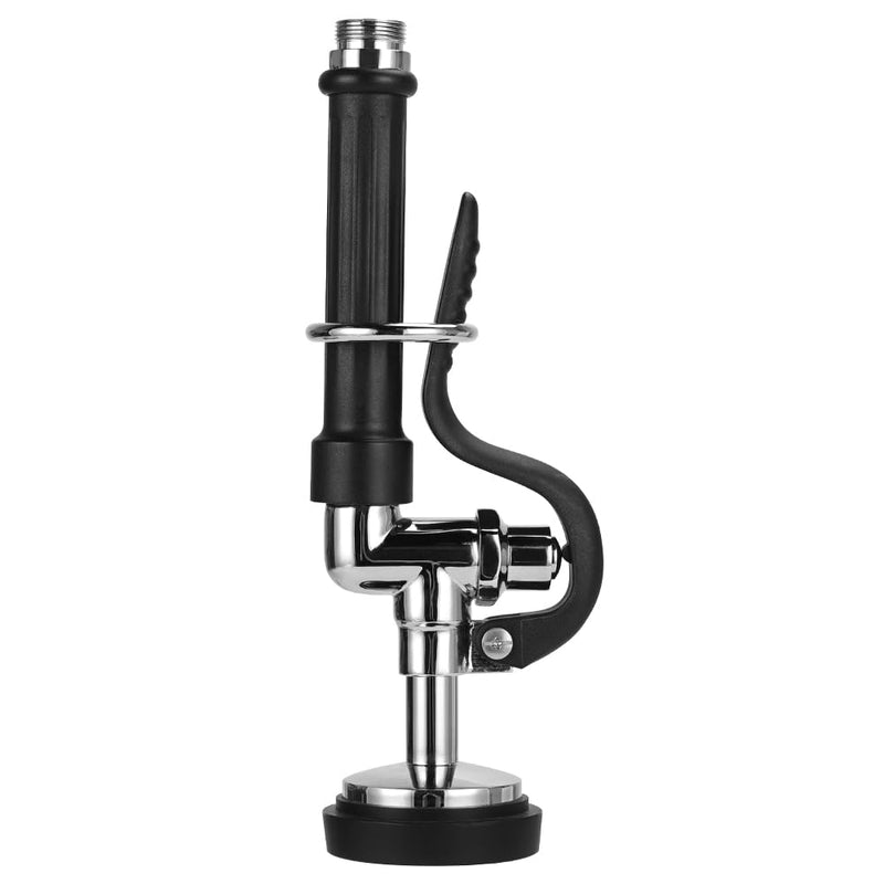 Pre Rinse Sprayer 1.42 GPM High Pressure Commercial Sink Sprayer Head for Restaurant Industrial Faucets, Spray Valve Dish Nozzle Without Handle Fits for T&S Brass Spray Valve Replace B-0107 Black