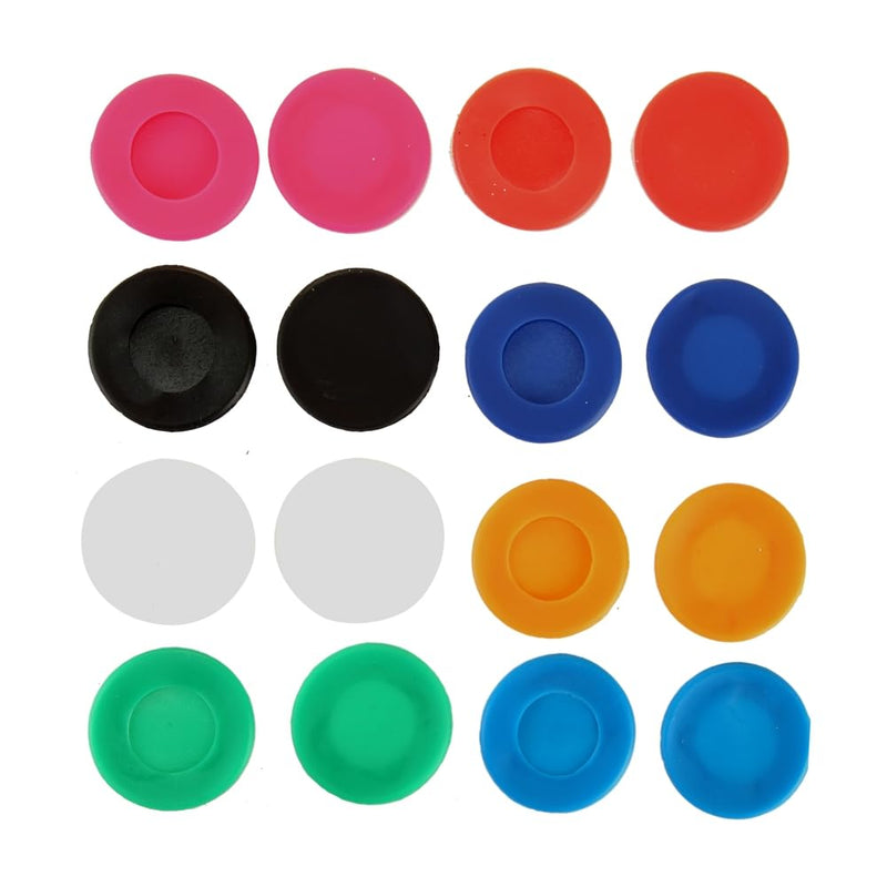 16PCS Soft Silicone Stethoscope Covers, Disposable Diaphragm Bell Cover Protectors Replacement Sleeves (Multicolor Random Color)
